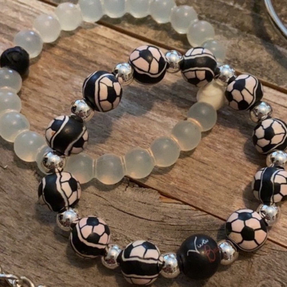 Soccer Themed Bracelet Bundle